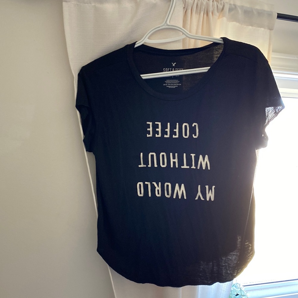 Tshirt “my world without coffee”